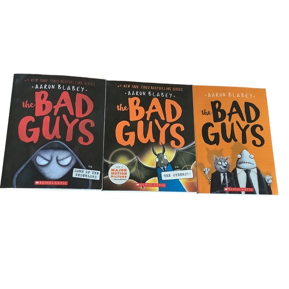 Lot of 3 The Bad Guys Scholastic Paperback Books Aaron Blabey #’s 1, 11 and 16 - Picture 1 of 12